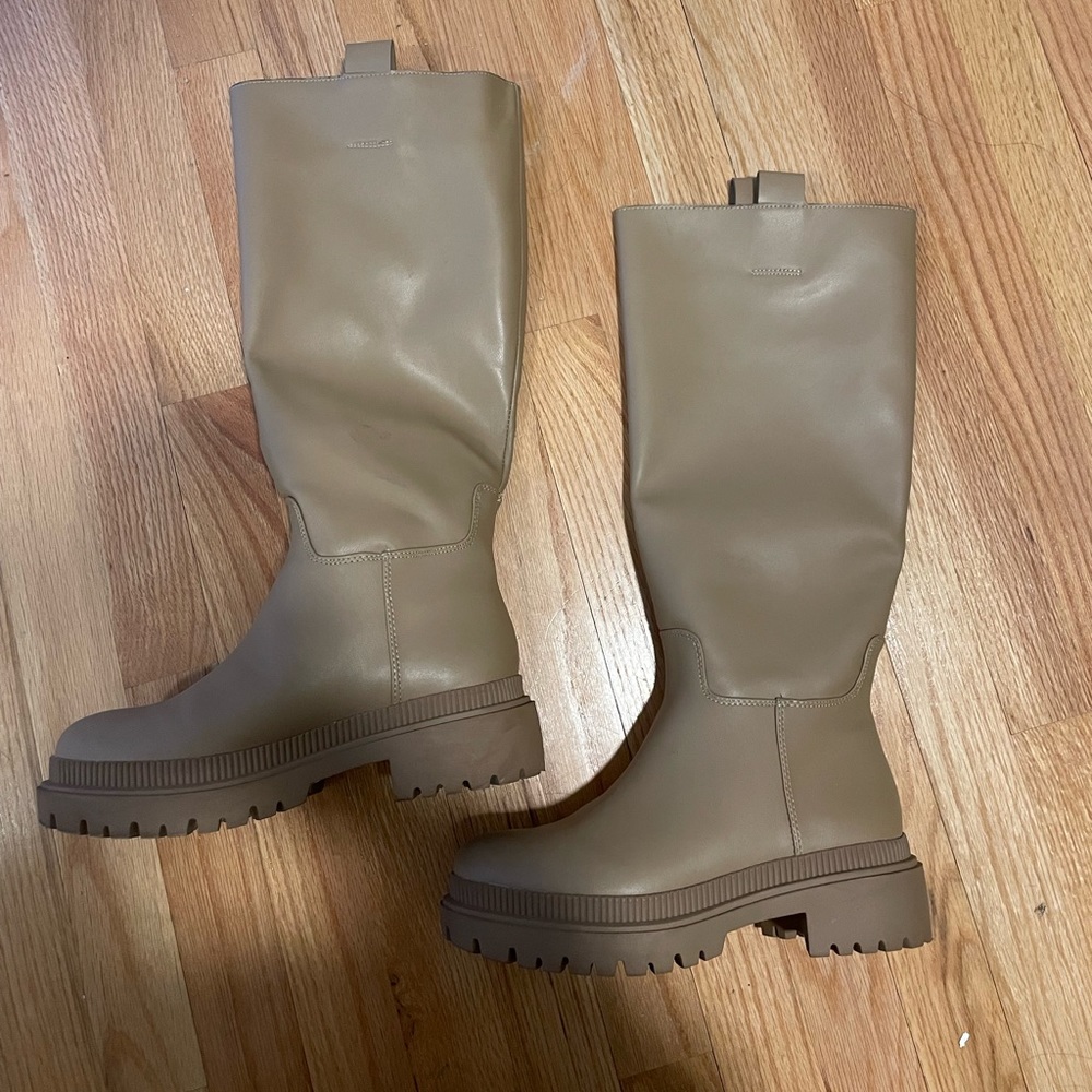 H&M pleather boots